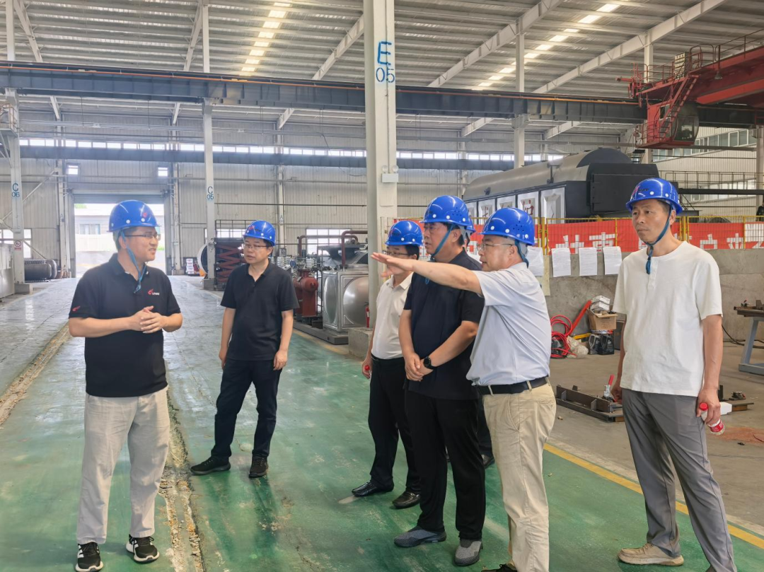 郑州市管城区政协走访调研力威锅炉